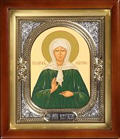 2060708 Икона в киоте 18х24 сложный, темпера, риза-рамка №1