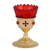 3410007 Лампада напрестольная малая золочение