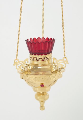 3410020 Лампада подвесная № 9 золочение