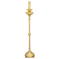 3190114 Подсвечник выносной с короткой трубой лак