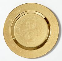 3220086 Блюдо для потира золочение