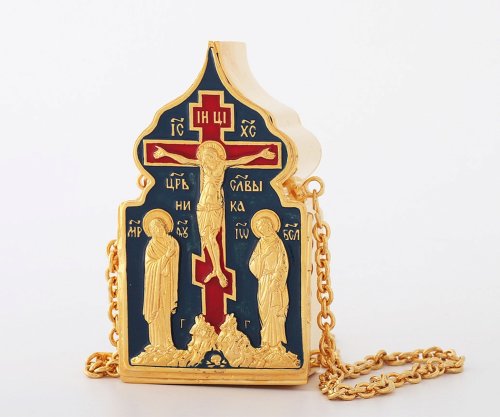 3130074 Дароносица №5 золочение эмаль