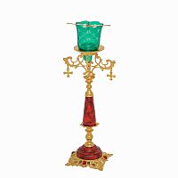 3410179 Лампада напрестольная с литым основанием № 4 золочение