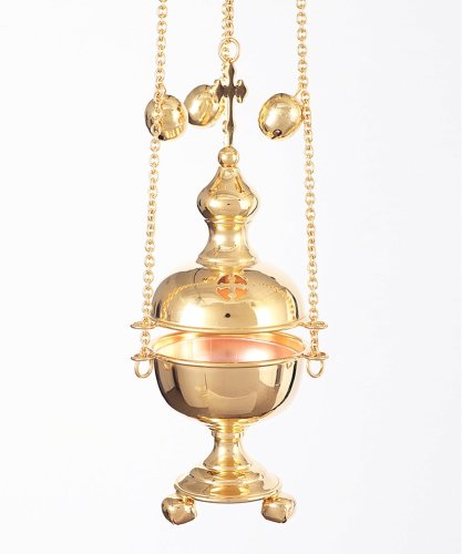 3400011 Кадило круглое большое золочение с позвонцами 3400011 Кадило круглое большое золочение с позвонцами